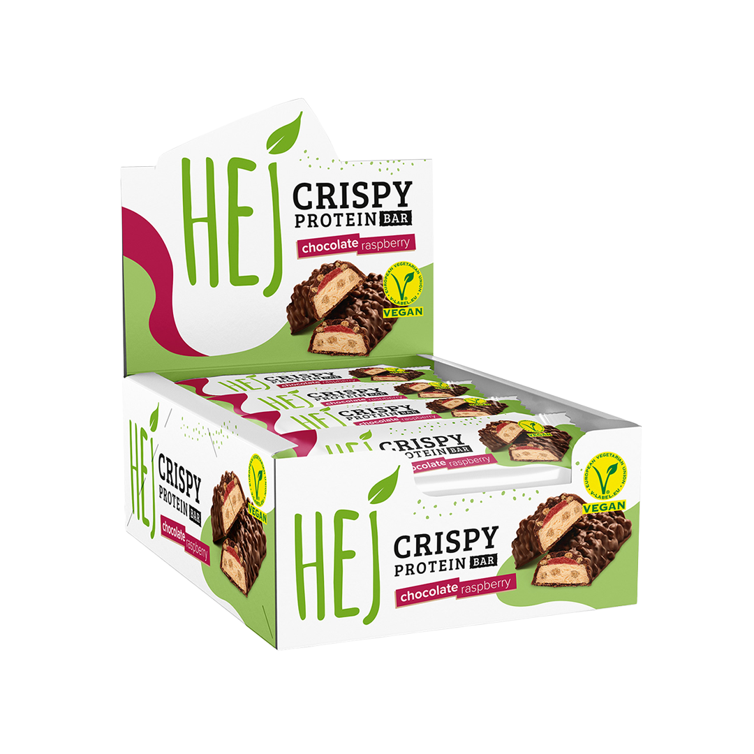 HEJ Vegan Crispy Chocolate Raspberry