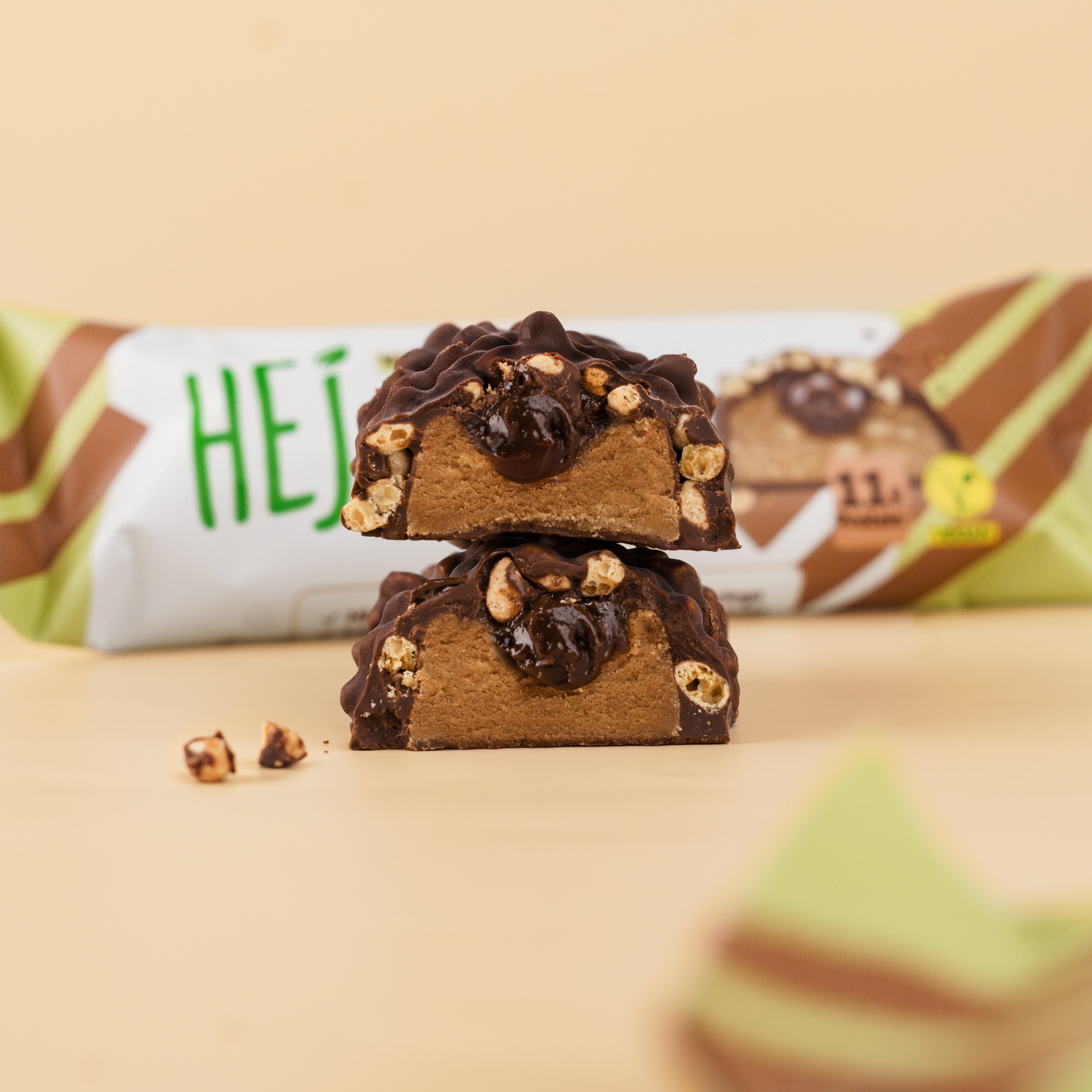 HEJ Vegan Crispy Hazelnut Nougat