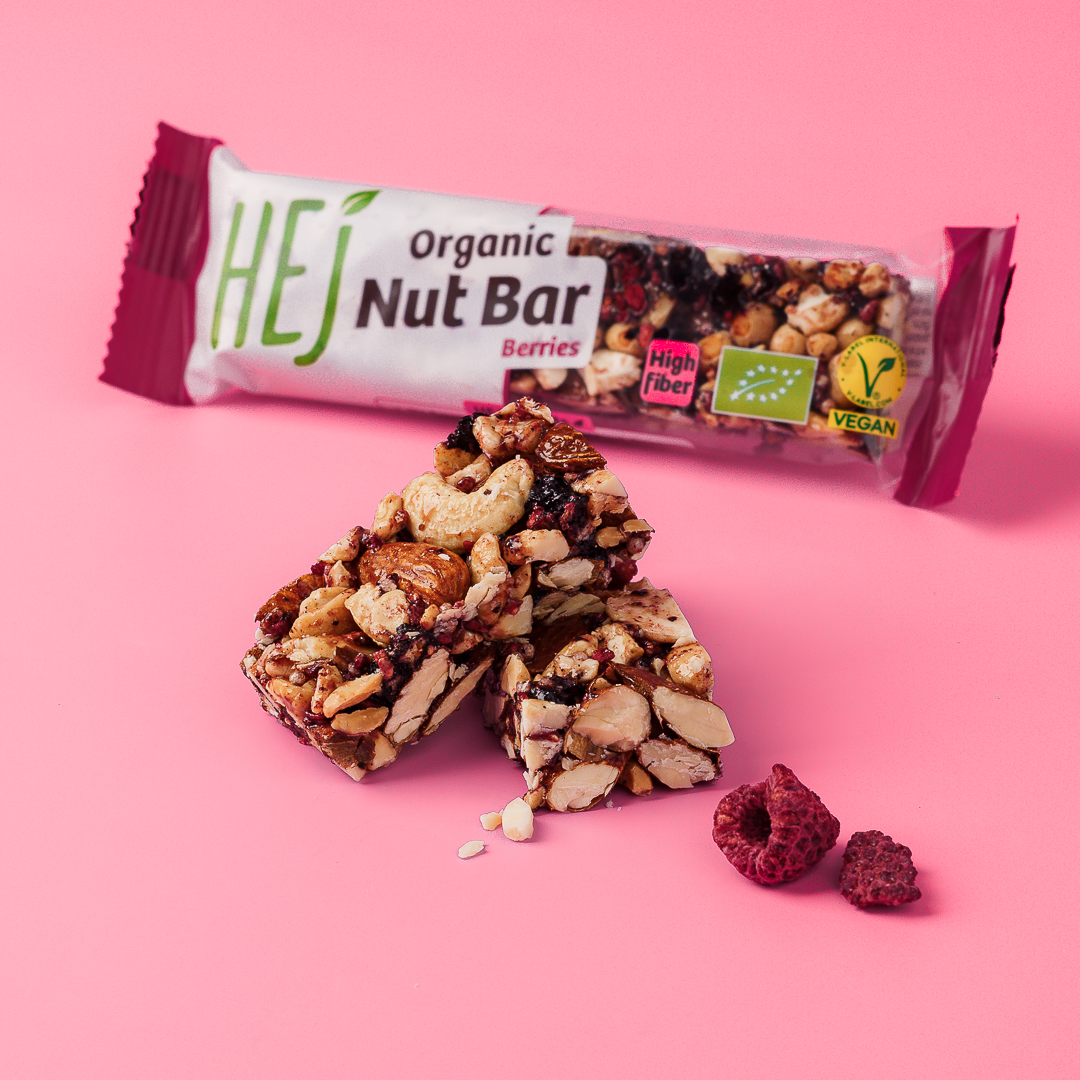 HEJ Organic Nut Bar Berries