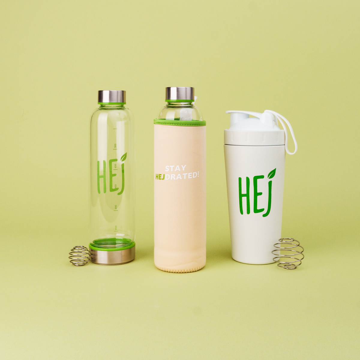 HEJ Shaker Glas Bottle