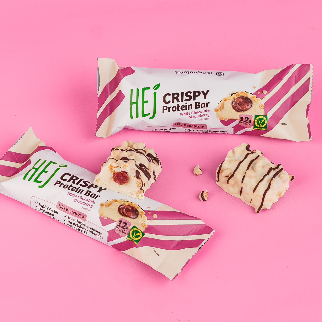 HEJ Crispy White Chocolate Strawberry