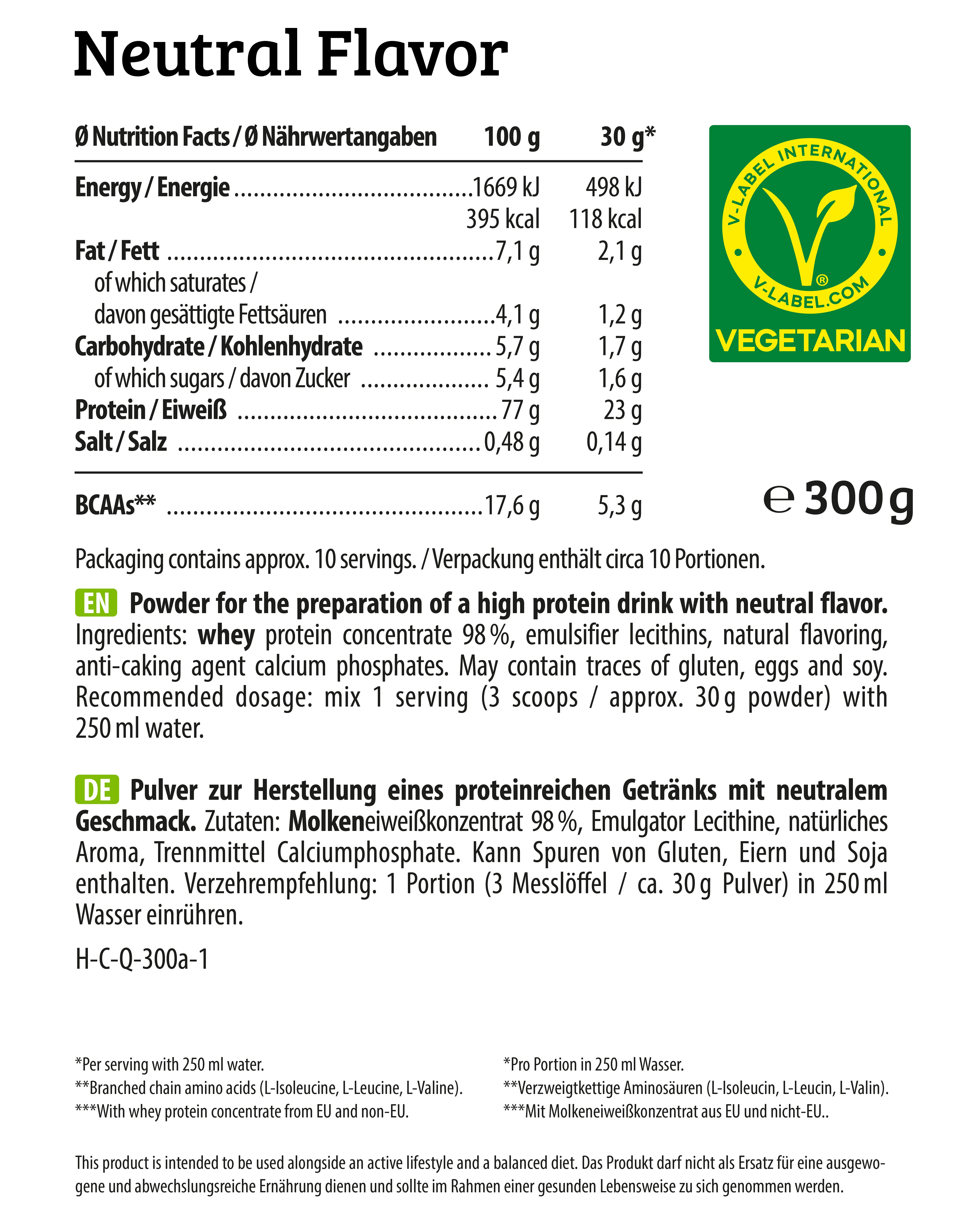 HEJ Whey Neutral