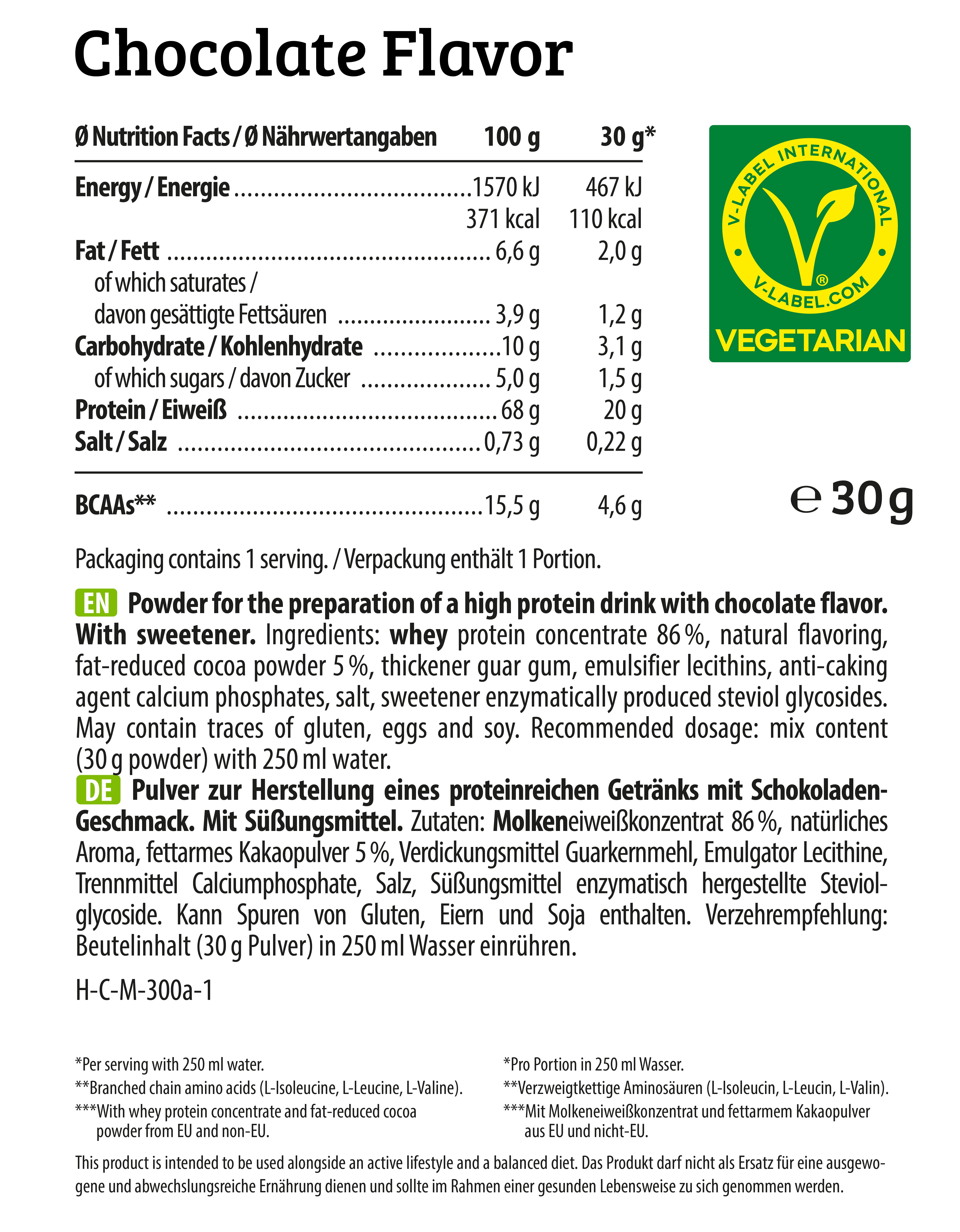 HEJ Whey Chocolate