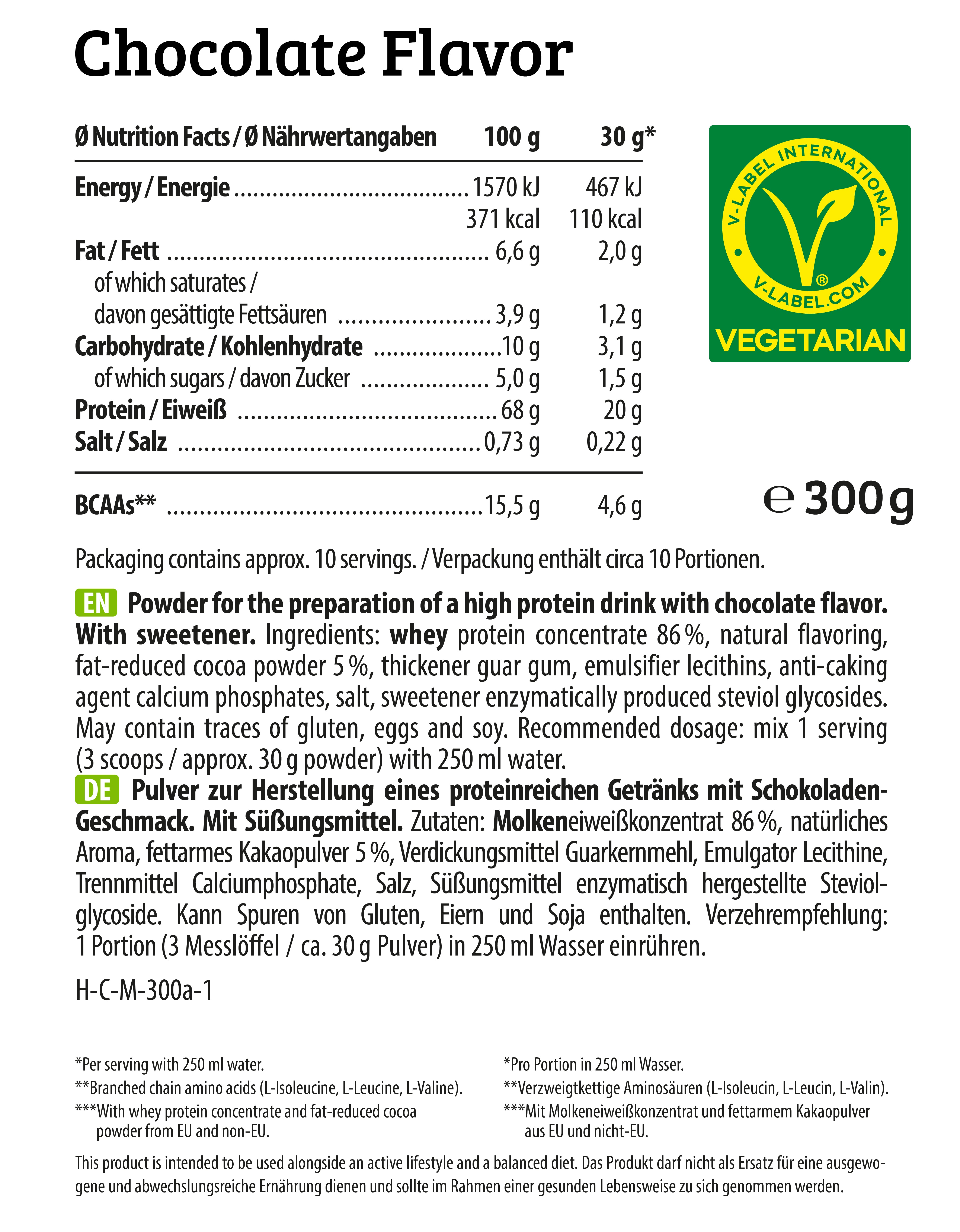 HEJ Whey Chocolate