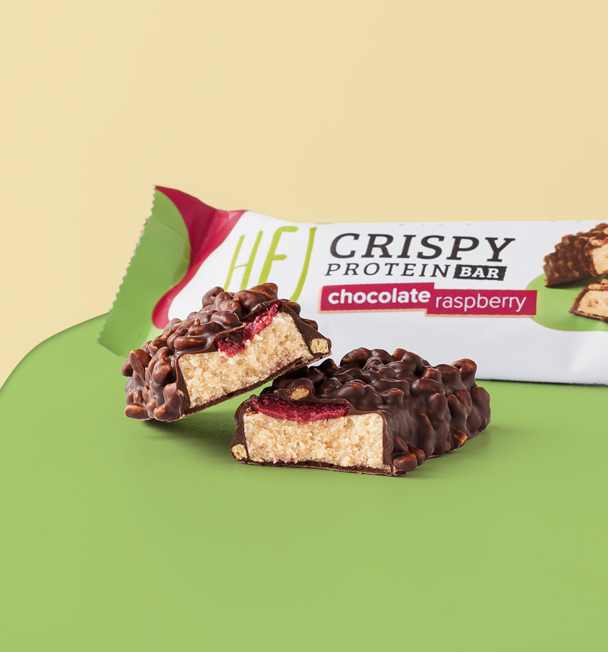 HEJ Vegan Crispy Chocolate Raspberry