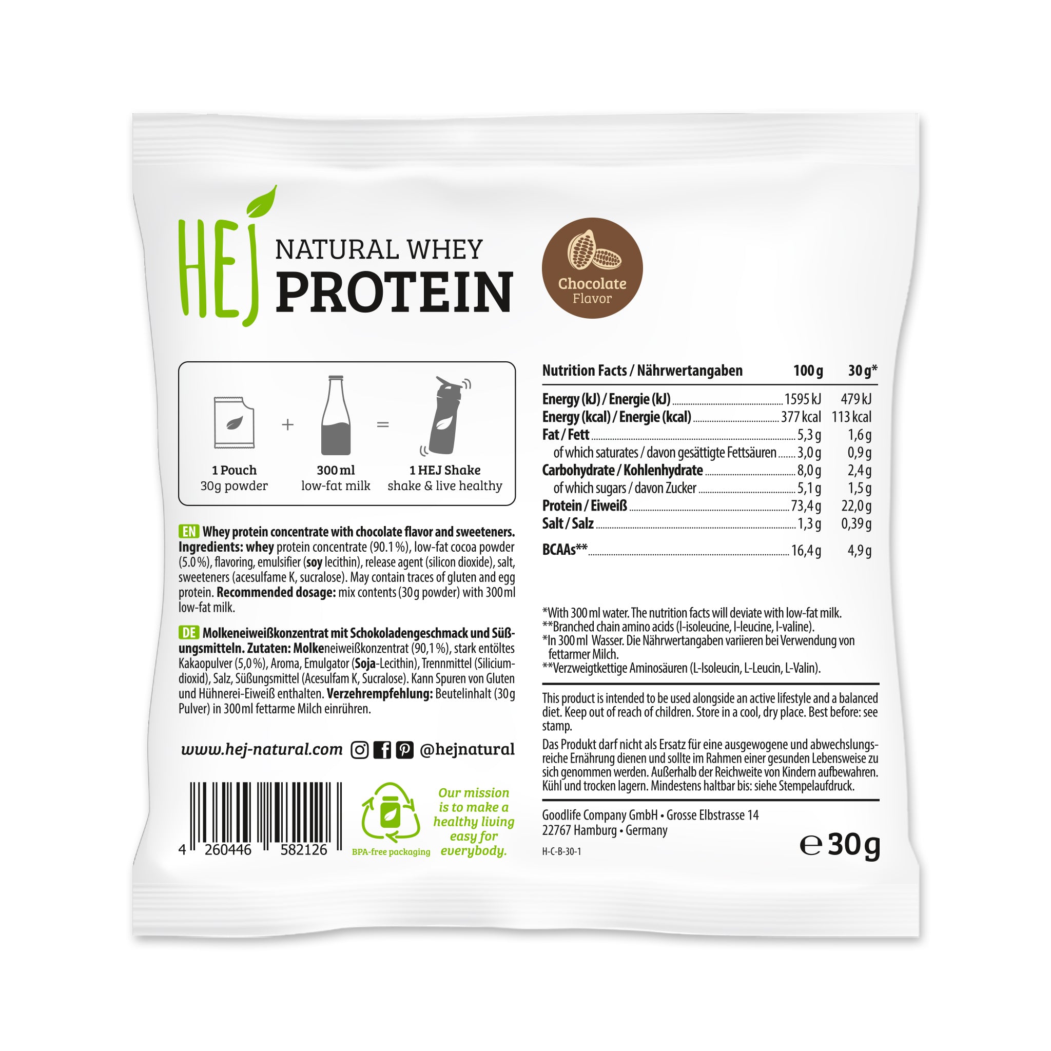 HEJ Whey Chocolate