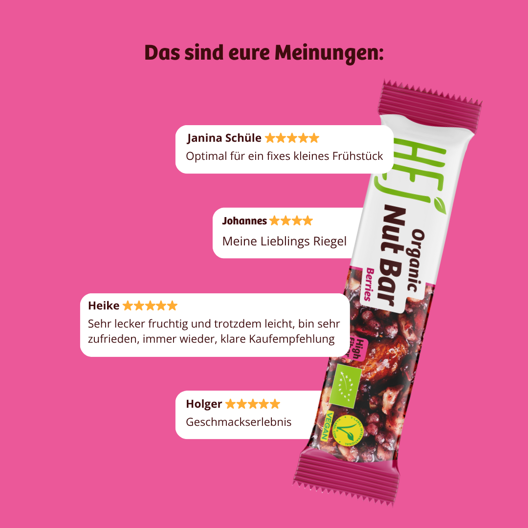 HEJ Organic Nut Bar Berries