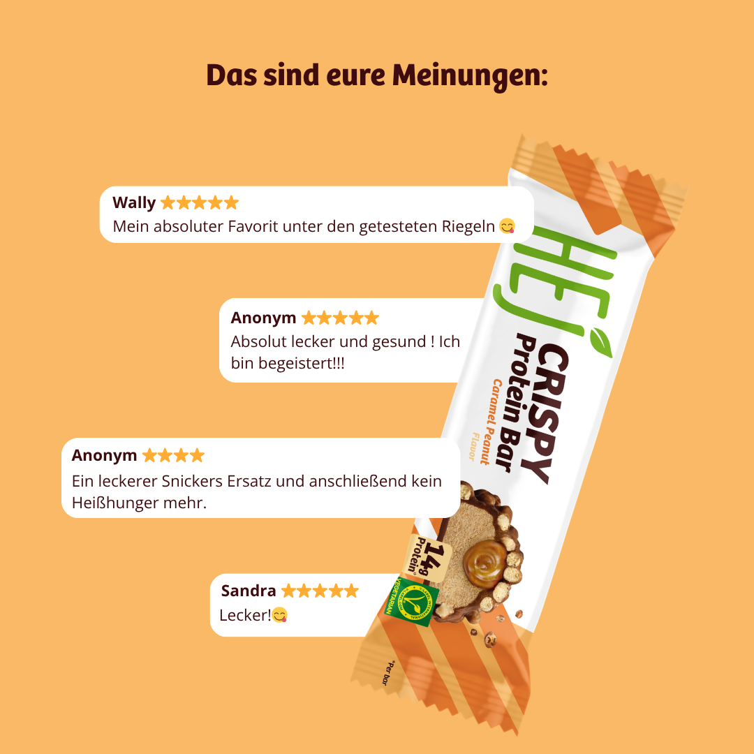 HEJ Crispy Caramel Peanut Single Bar