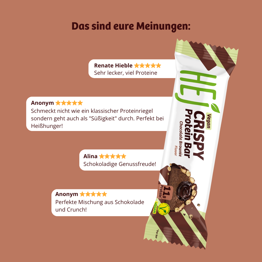 HEJ Vegan Crispy Chocolate Brownie
