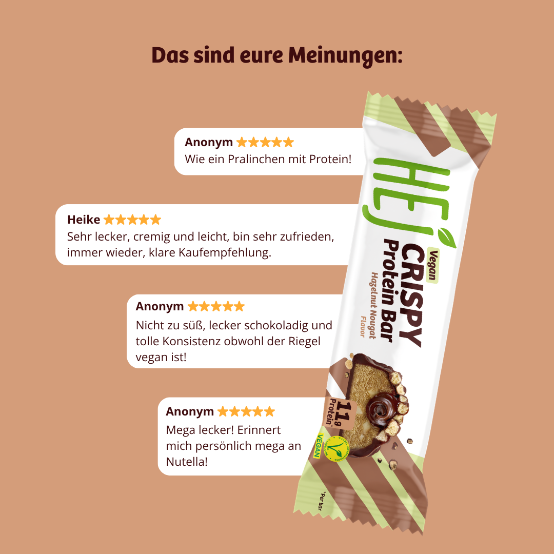 HEJ Vegan Crispy Hazelnut Nougat