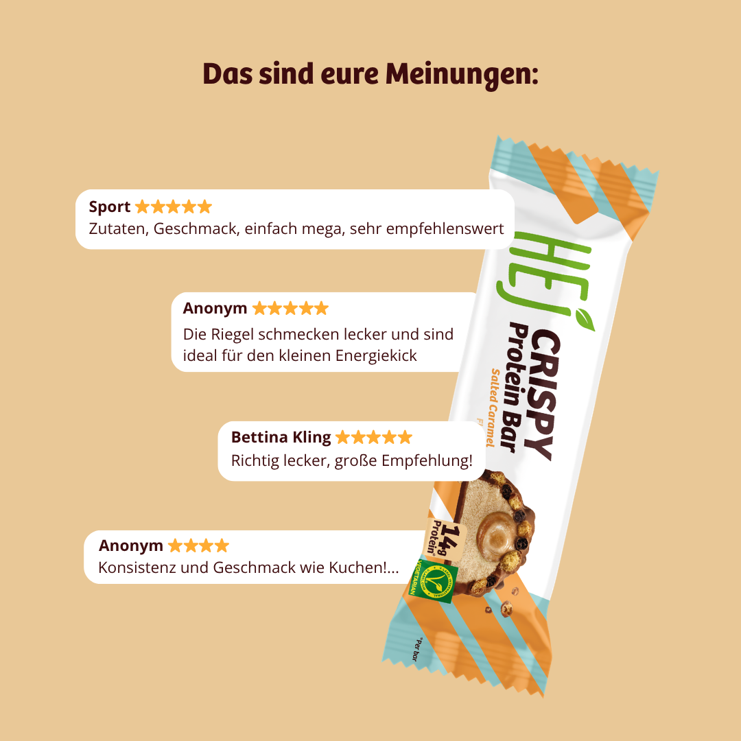 HEJ Crispy Salted Caramel Single Bar