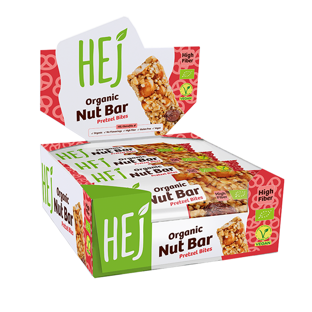 HEJ Organic Nut Bar Pretzel Bites