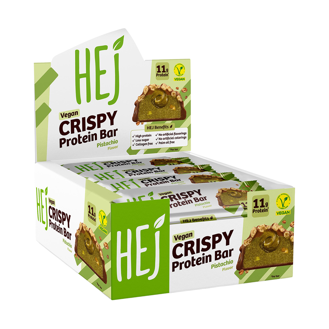 HEJ Vegan Crispy Pistachio - 12 x 45g