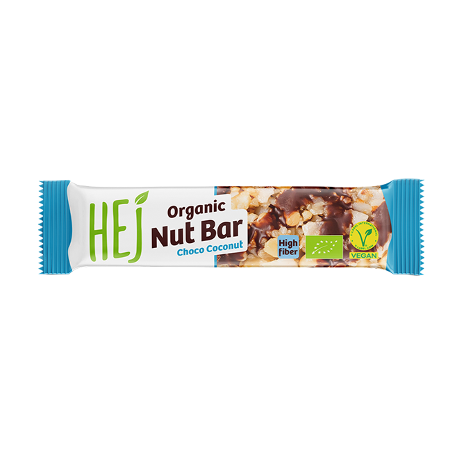 HEJ Organic Nut Bar Choco Coconut - 40g