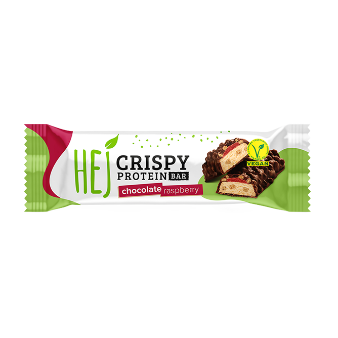 HEJ Vegan Crispy Chocolate Raspberry