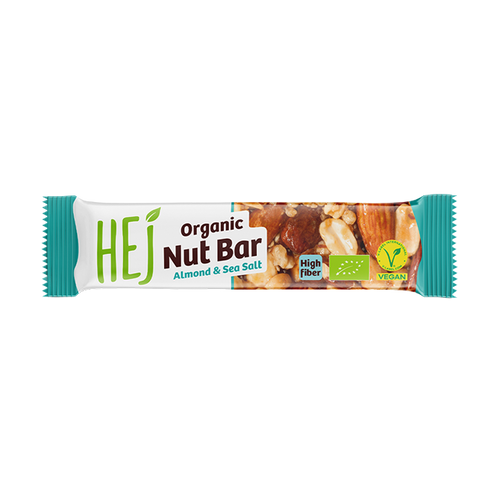 HEJ Organic Nut Bar Almond & Sea Salt