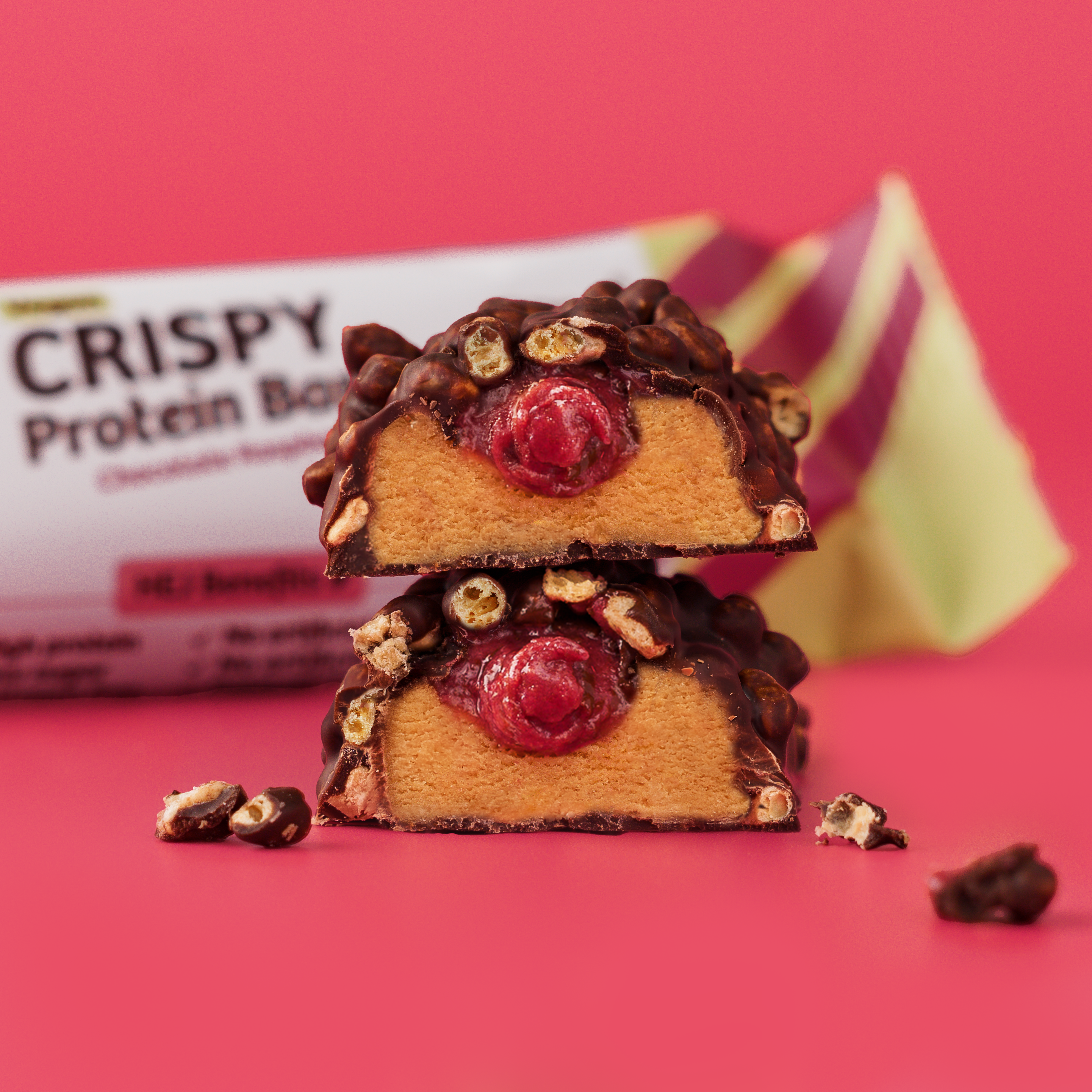 HEJ Vegan Crispy Chocolate Raspberry