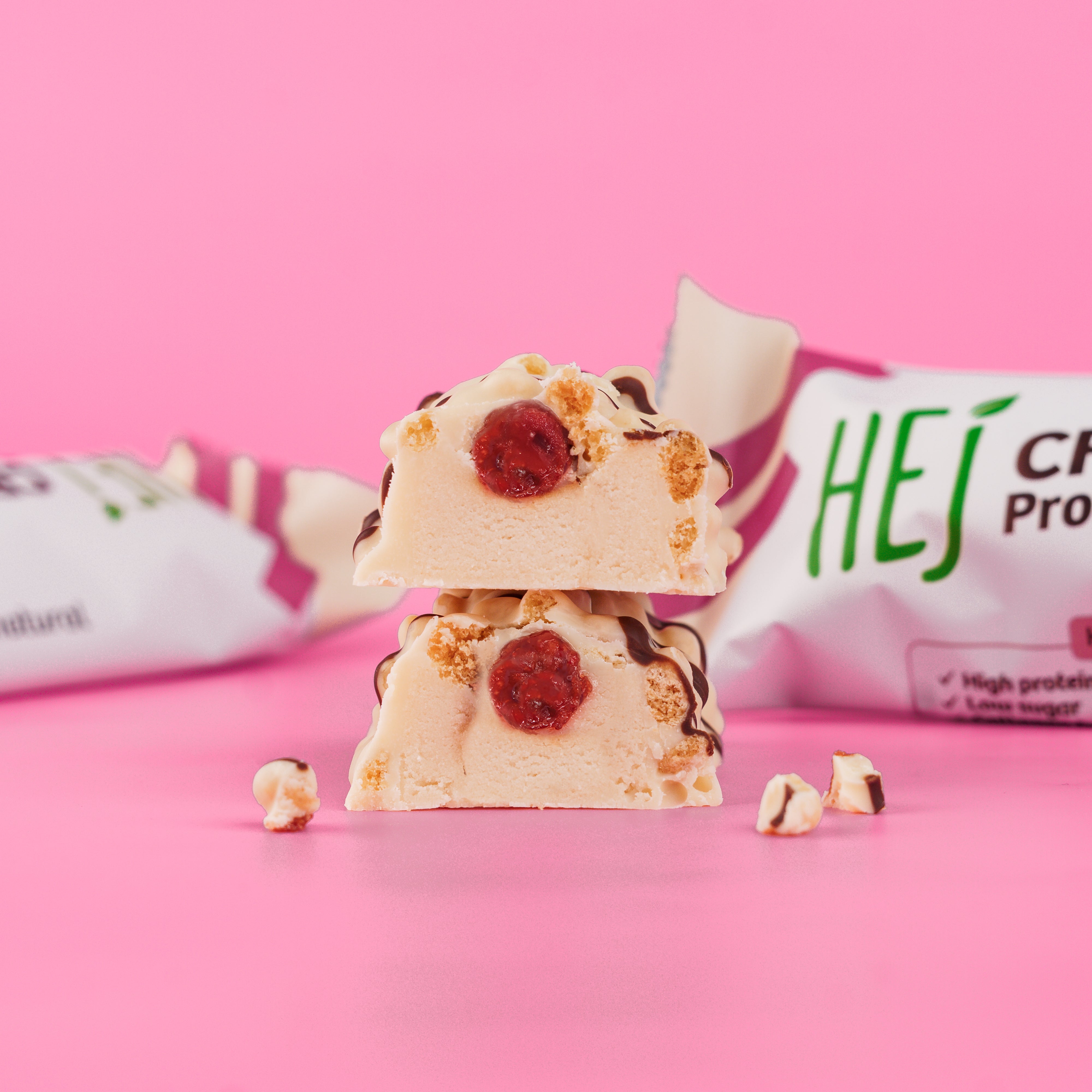 HEJ Crispy White Chocolate Strawberry