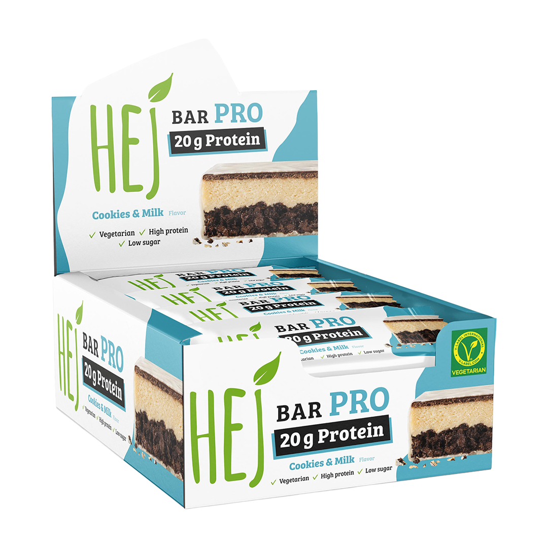 HEJ Bar Pro Cookies & Milk