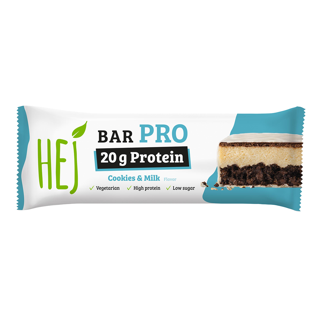HEJ Bar Pro Cookies & Milk