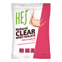 HEJ Clear Whey Isolate Pink Grapefruit + Koffein