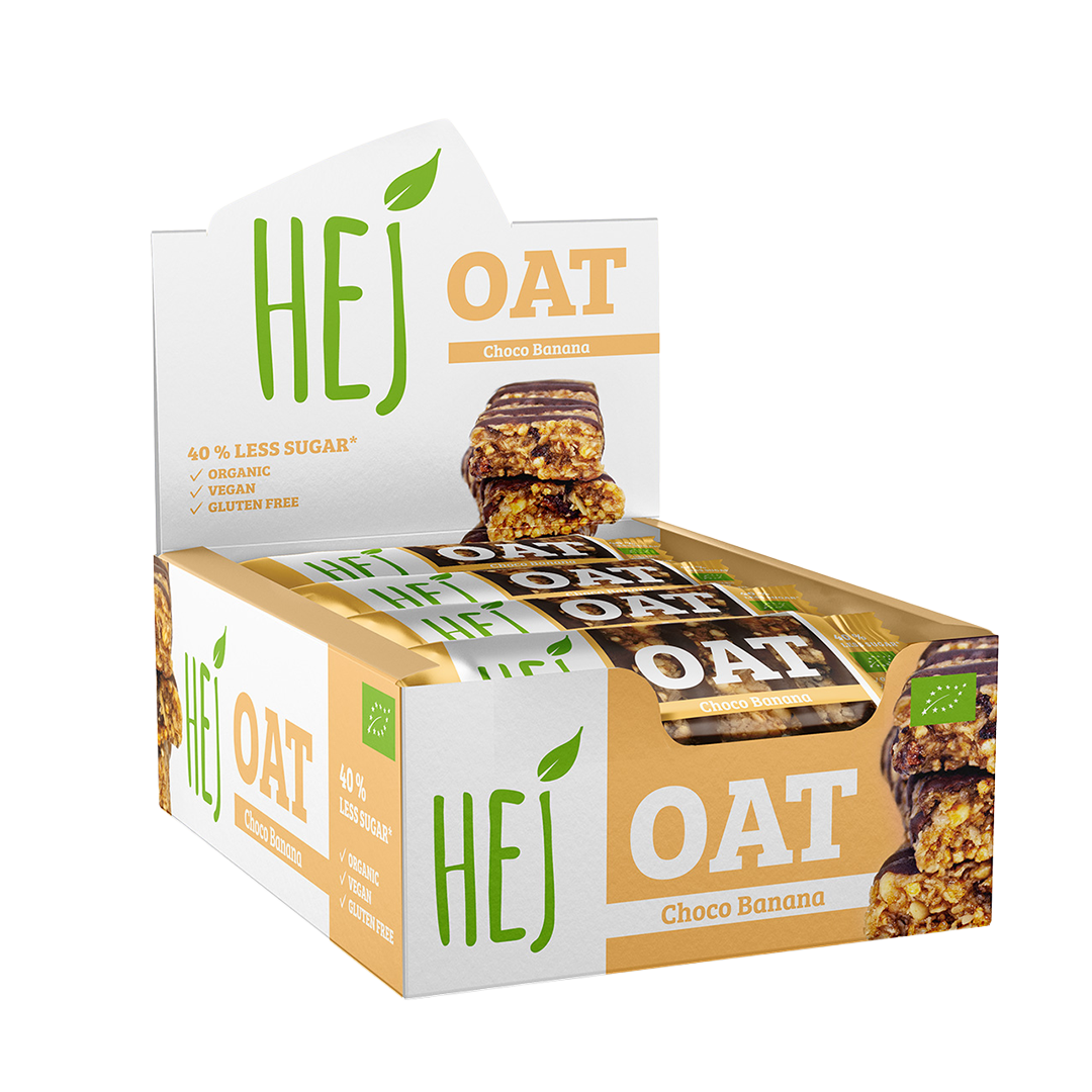 HEJ Oat Choco Banana - 12 x 45g