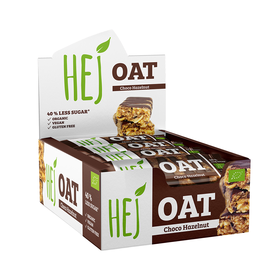 HEJ Oat Choco Hazelnut - 12 x 45g